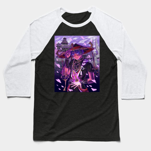 Scaramouche - Genshin Impact Baseball T-Shirt by SosiCreatesArt